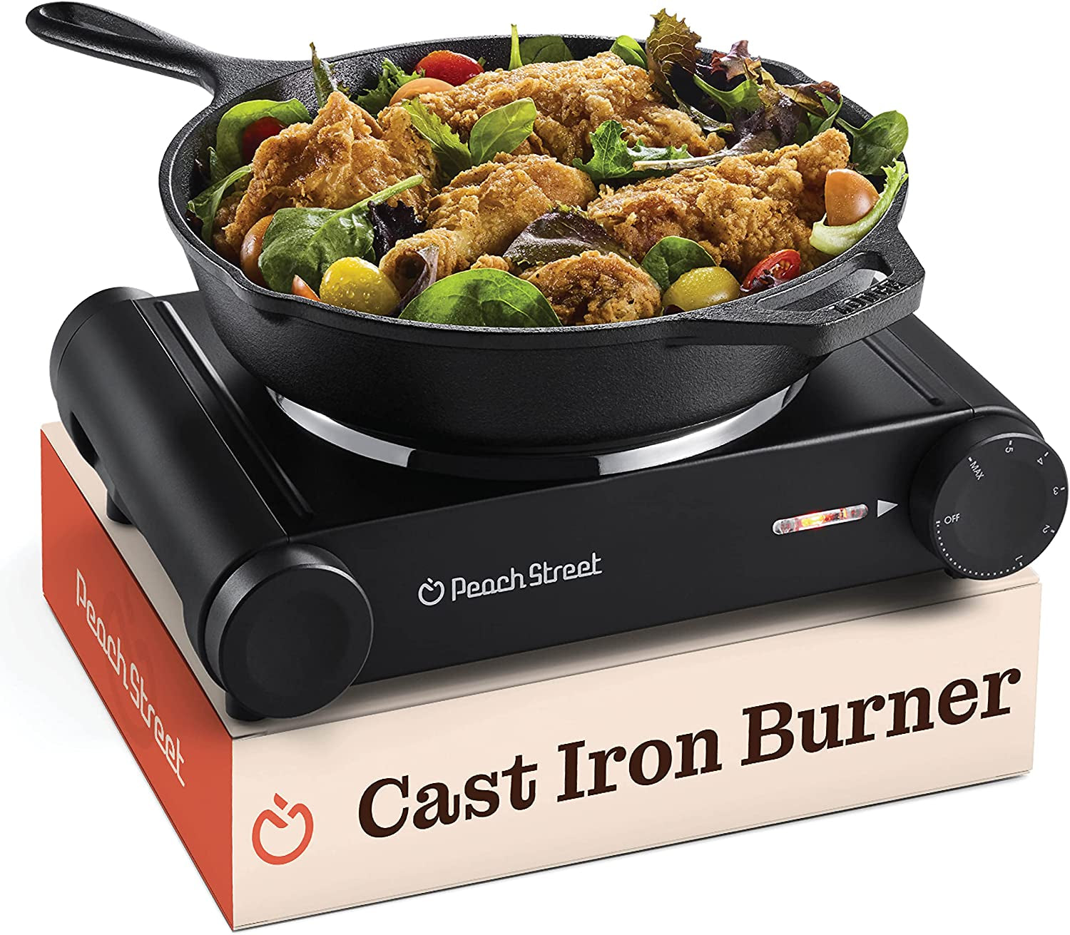 Electric Cast Iron Stovetop Hot Plate For Cooking- 1500W Single OR 1800W Double