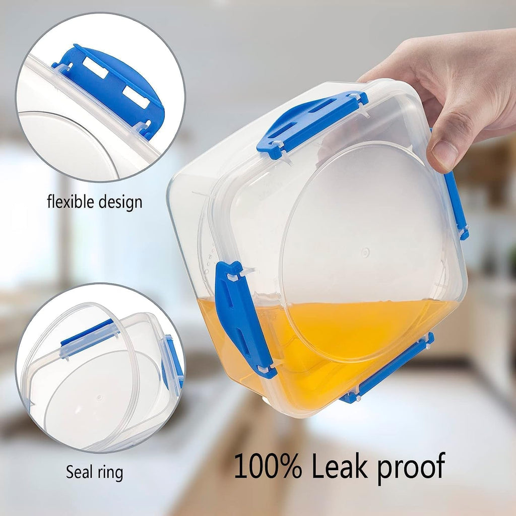 3 Pcs Airtight Sandwich Containers with Lids