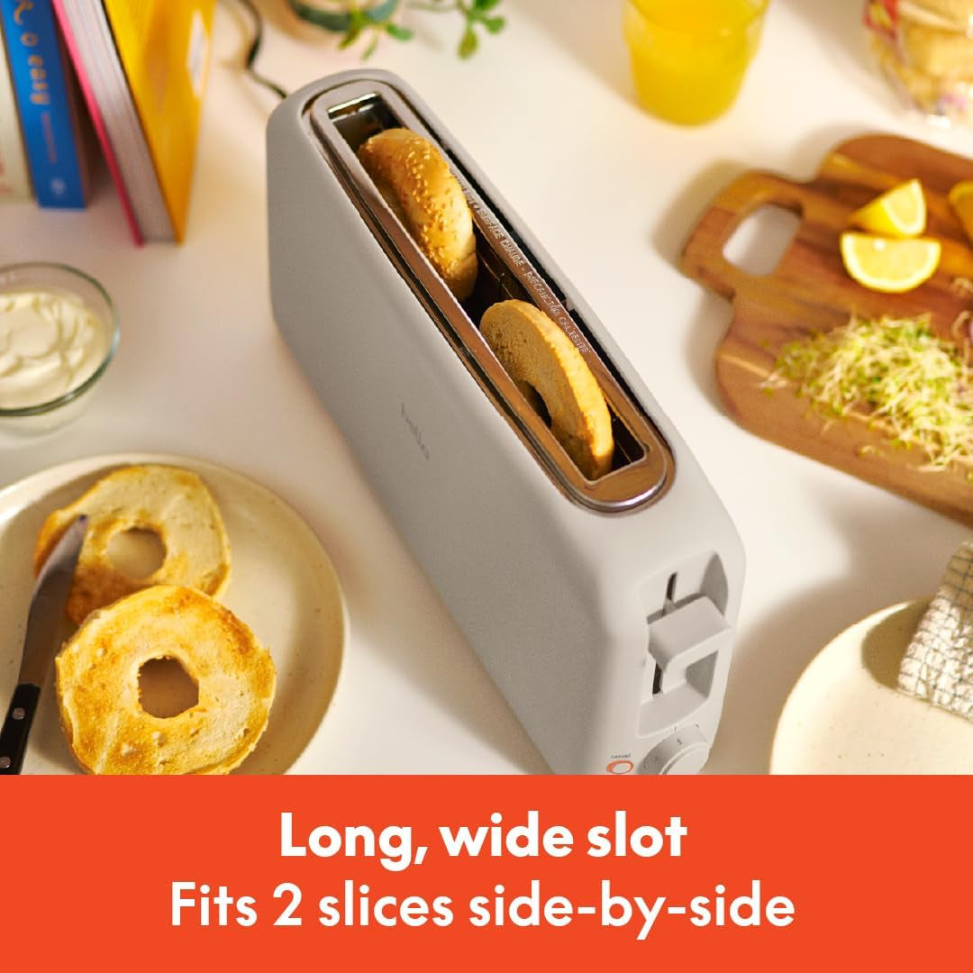 2  or 4 Slice Slim Toaster, Fits-Anywhere