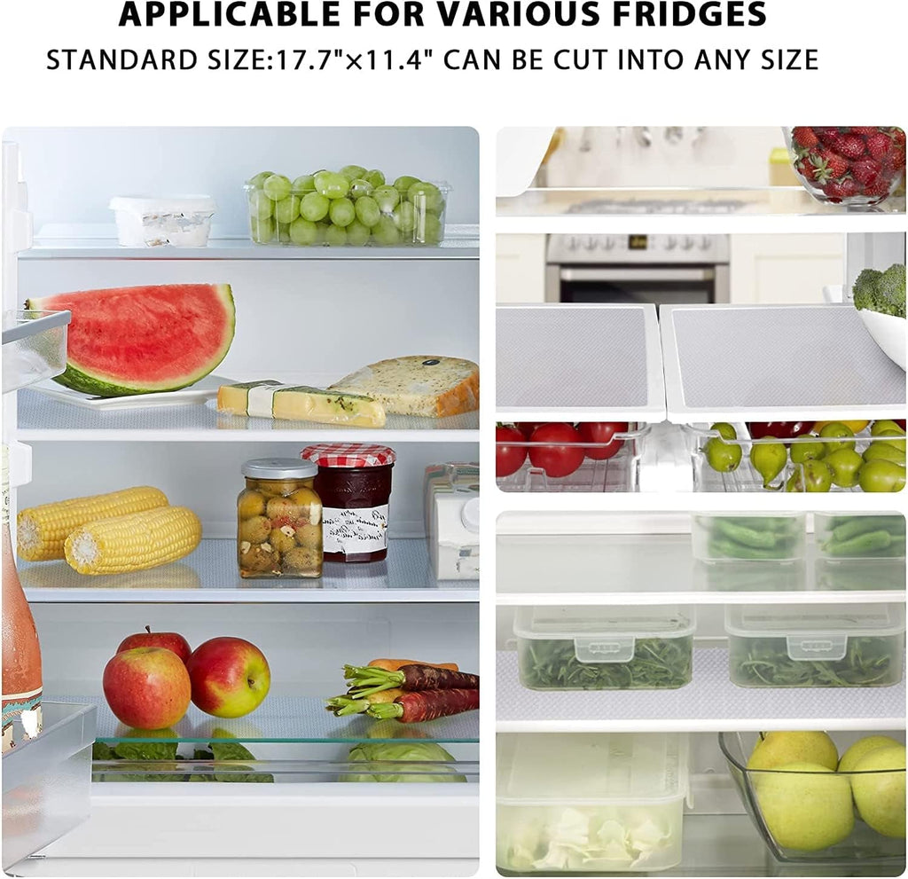 9 Pack Washable Waterproof Fridge Liners and Drawer Mats