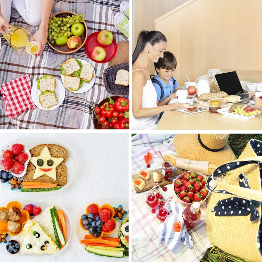 40Pcs Reusable And Leak Proof Mason Jars, Ziplock Bags For Storage