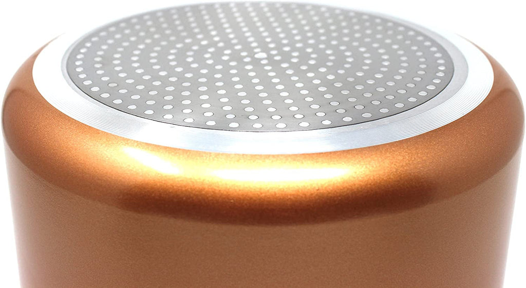 7 QT Copper, Granite, or Sapphire Non Stick Stock Pot Casserole (Induction Compatible) With Glass Lid