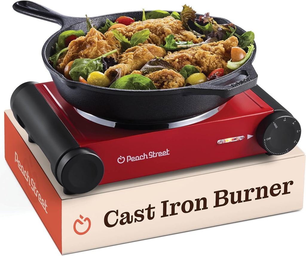 Electric Cast Iron Stovetop Hot Plate For Cooking- 1500W Single OR 1800W Double