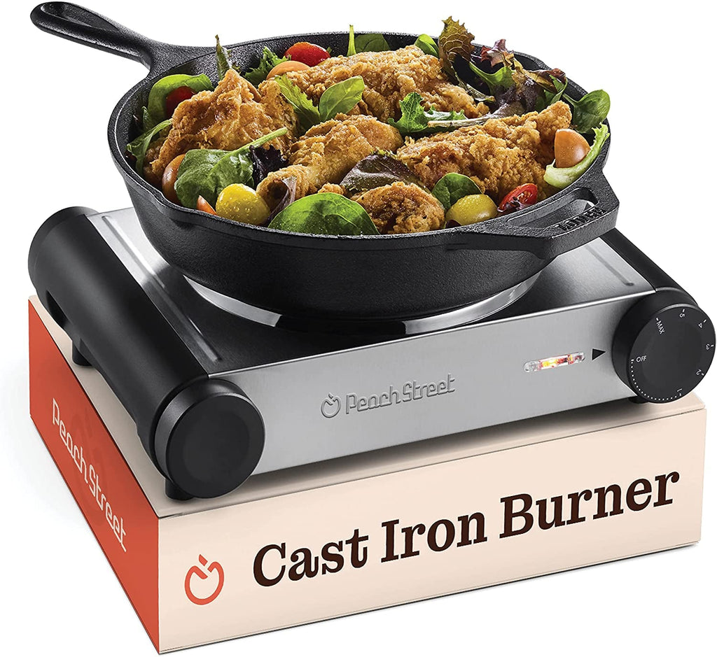 Electric Cast Iron Stovetop Hot Plate For Cooking- 1500W Single OR 1800W Double