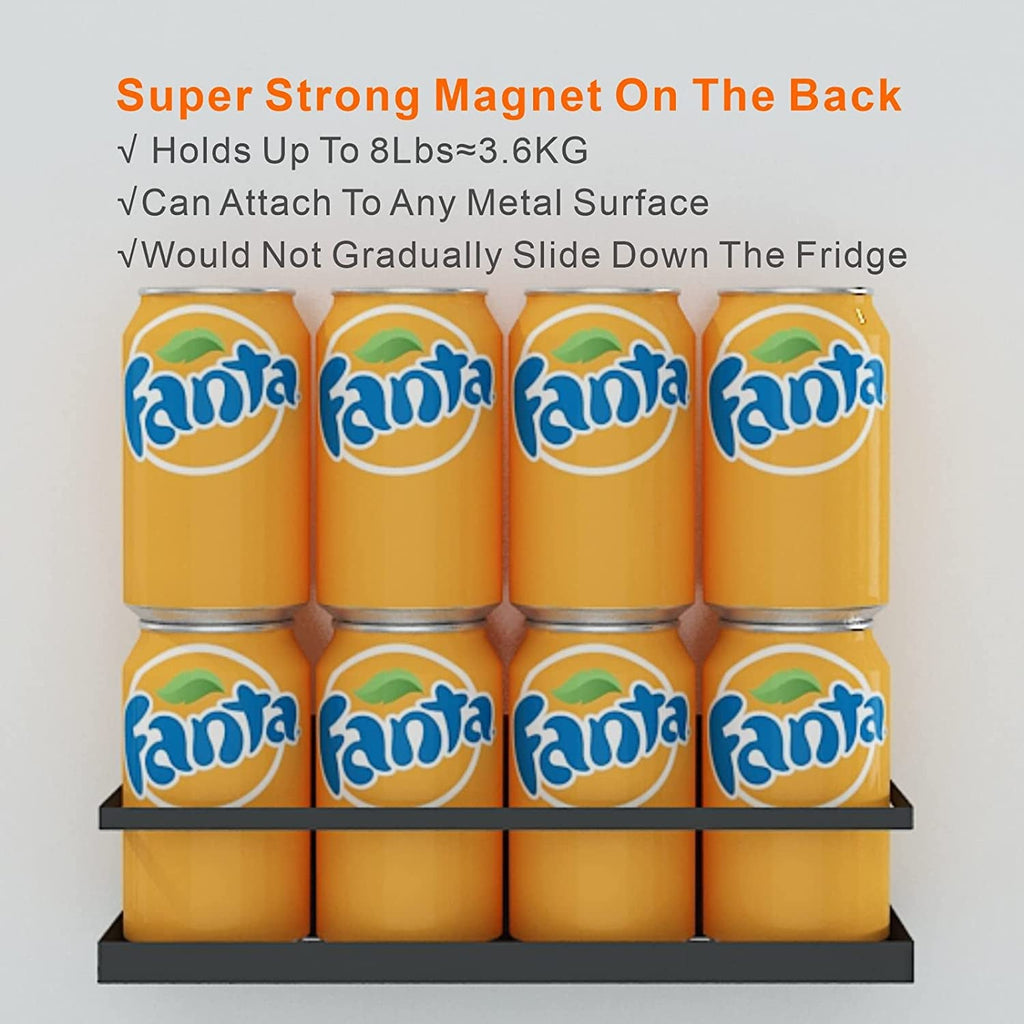 Magnetic Spice Rack, Shelf for Refrigerator or Microwave With Magnetic Paper Towel Holder-2 or 4 Pack