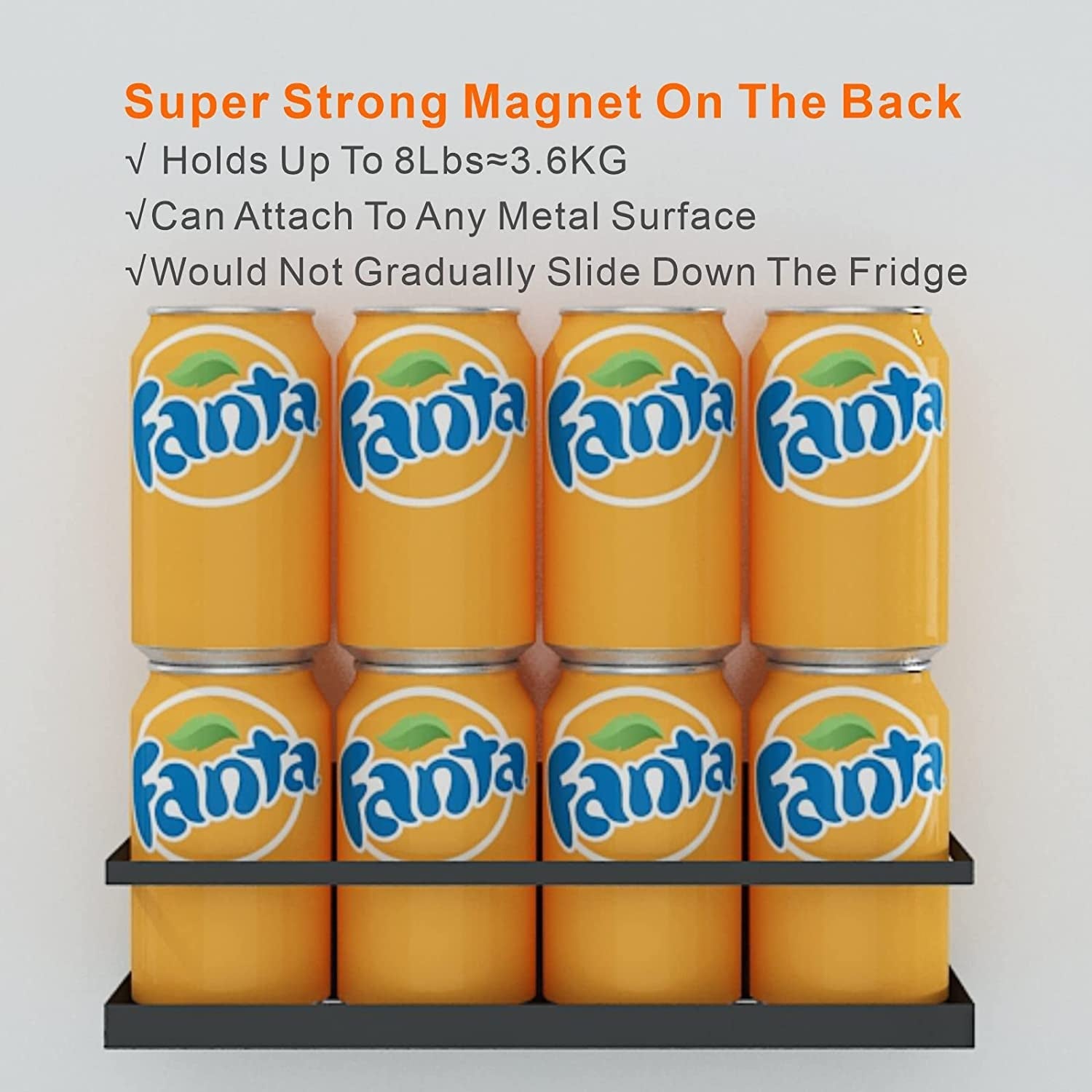 Magnetic Spice Rack, Shelf for Refrigerator or Microwave With Magnetic Paper Towel Holder-2 or 4 Pack