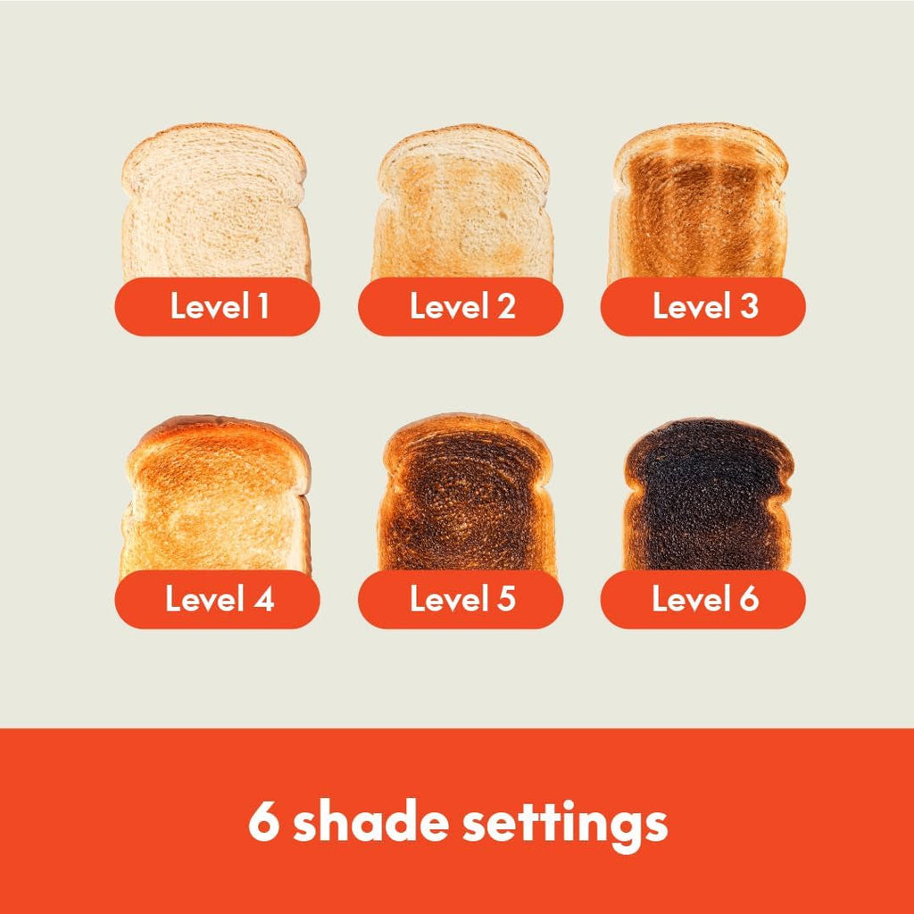 2  or 4 Slice Slim Toaster, Fits-Anywhere