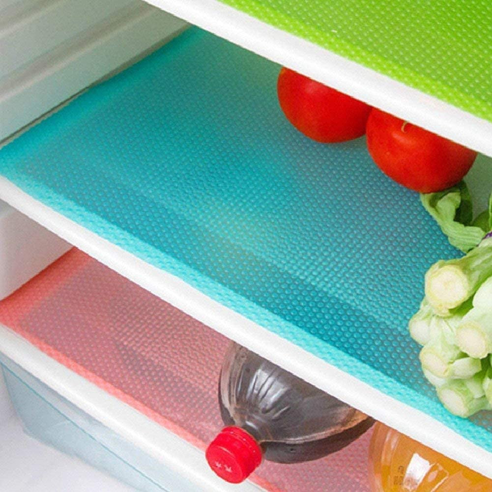 9 Pack Washable Waterproof Fridge Liners and Drawer Mats
