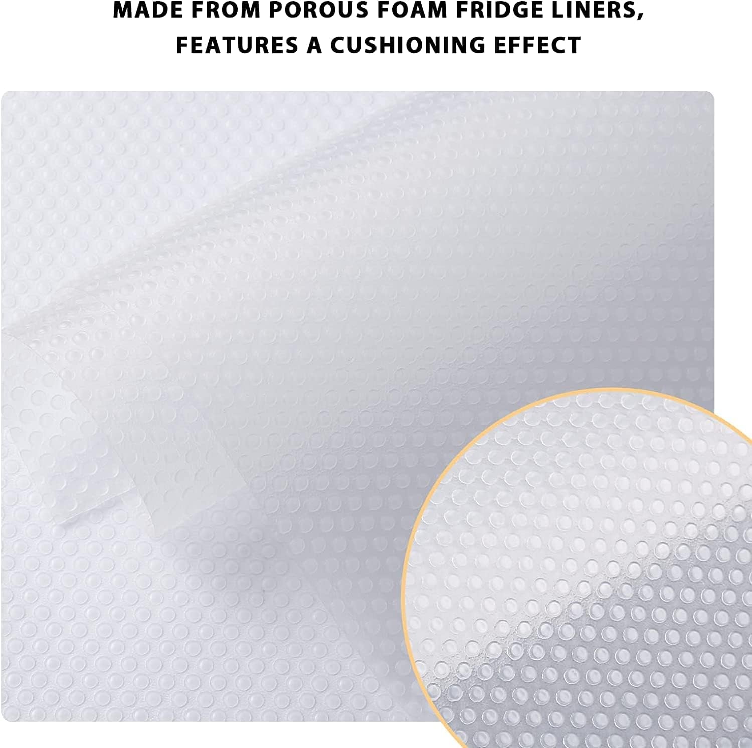 9 Pack Washable Waterproof Fridge Liners and Drawer Mats