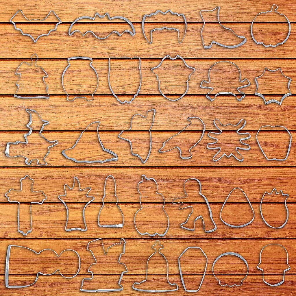 Mega 30 PCS Halloween Cookie Cutter Set