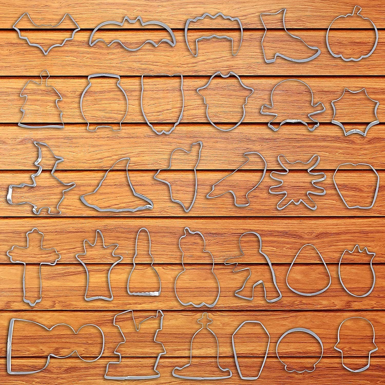 Mega 30 PCS Halloween Cookie Cutter Set