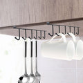 2 Pack, 6 Hooks Cup Holder, Shelf Storage, Rack Organizer