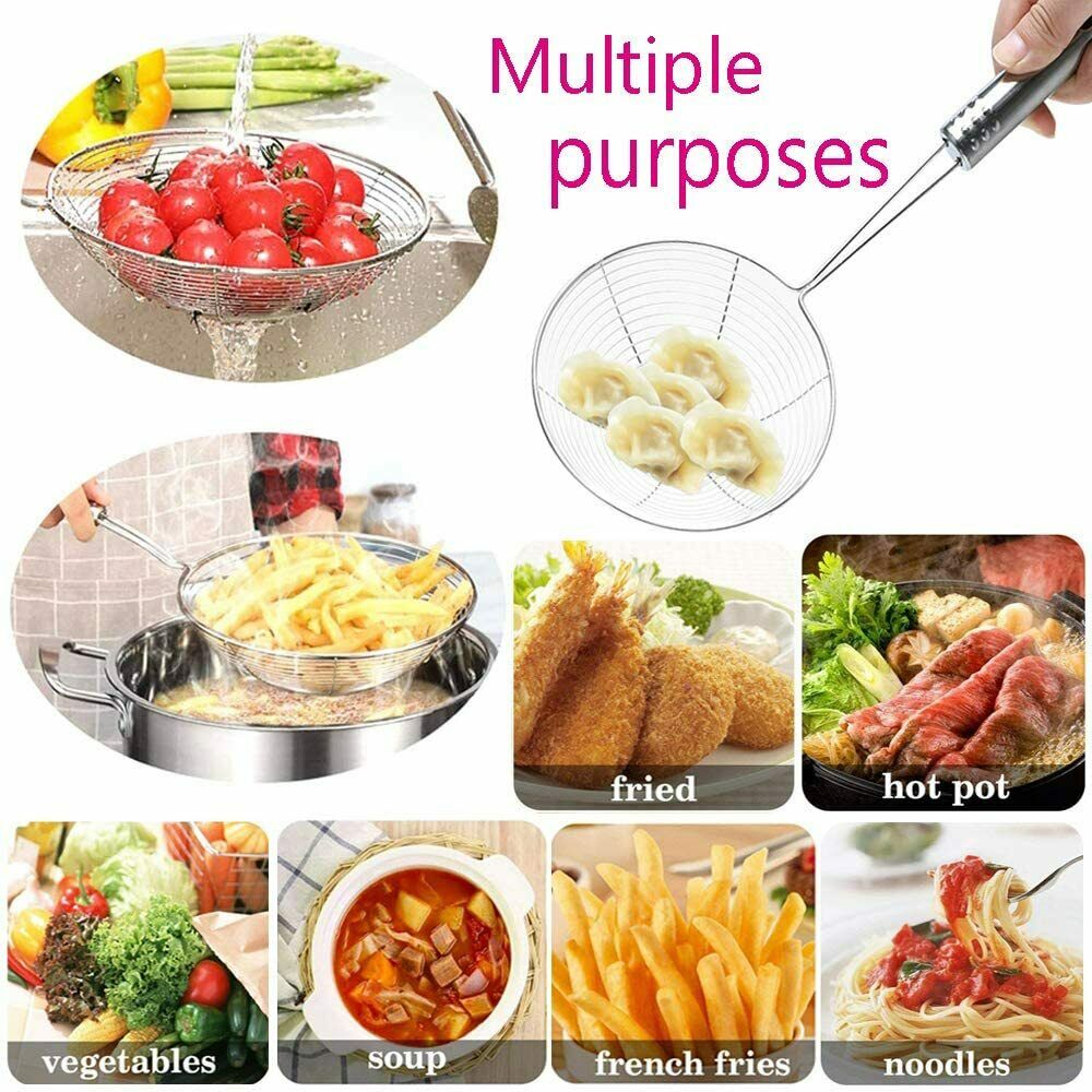 3 Piece Stainless Steel Spider Skimmer