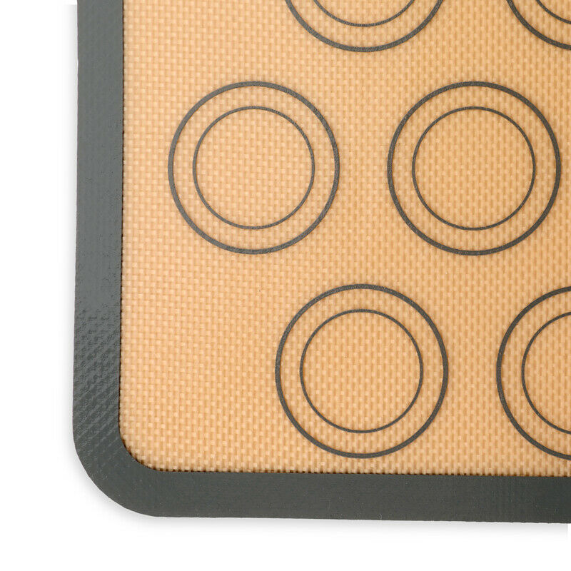 2Pcs 30-Cavity Silicone Pastry, Cake Macaron, Macaroon Oven Baking Mould Mat