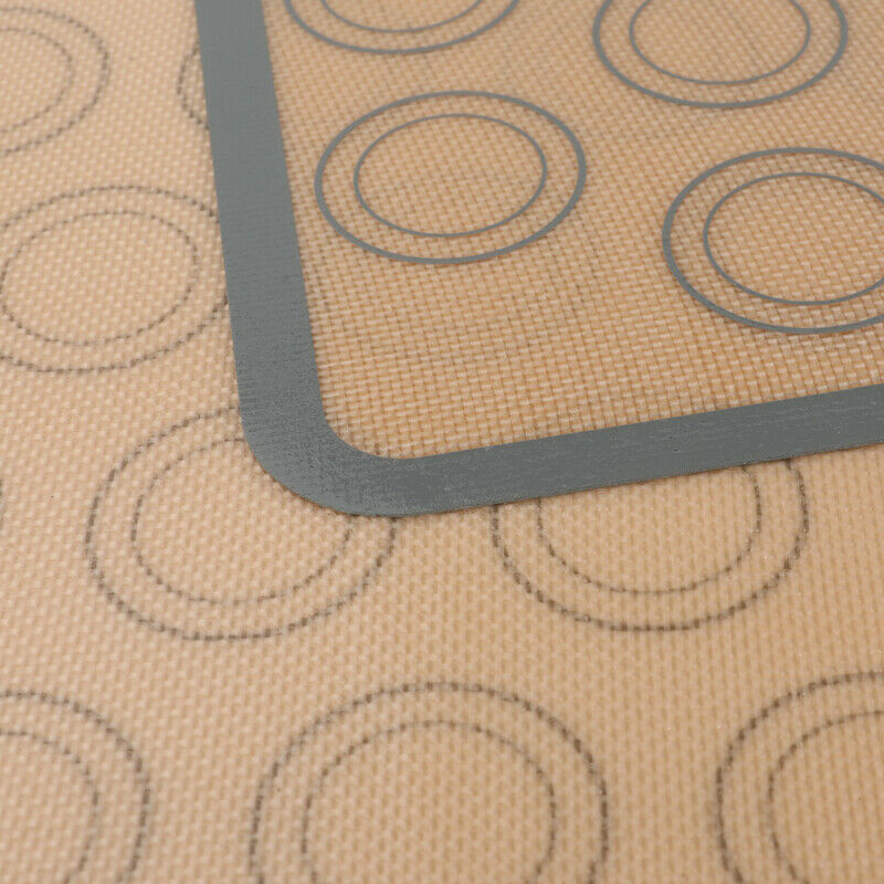 2Pcs 30-Cavity Silicone Pastry, Cake Macaron, Macaroon Oven Baking Mould Mat