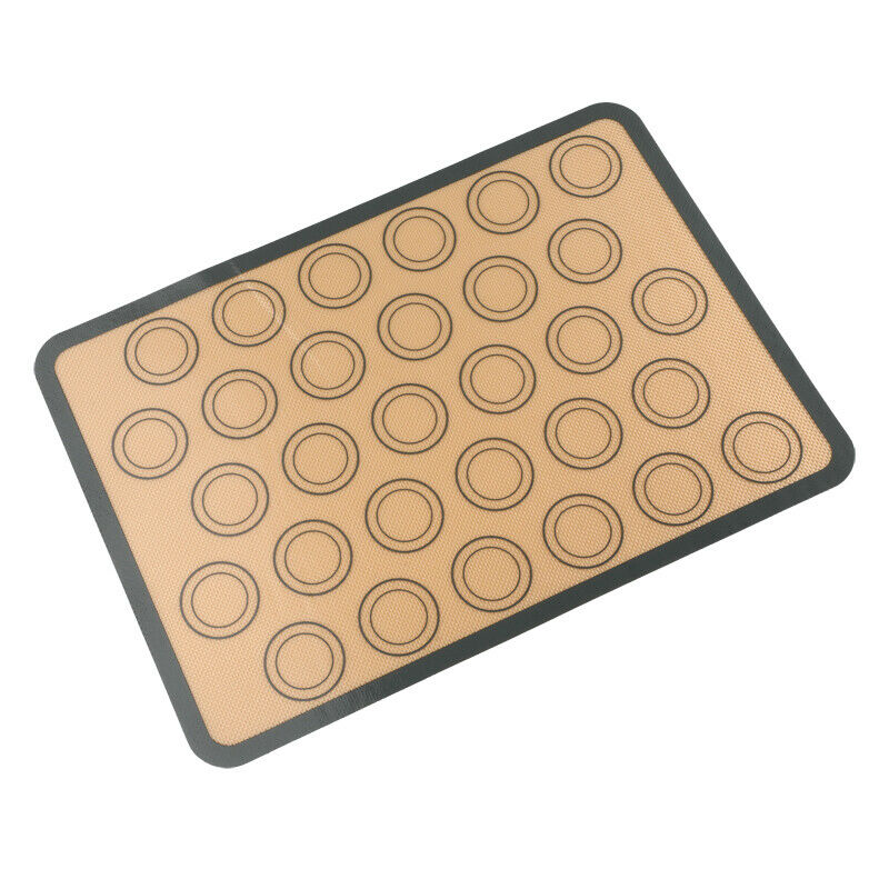 2Pcs 30-Cavity Silicone Pastry, Cake Macaron, Macaroon Oven Baking Mould Mat