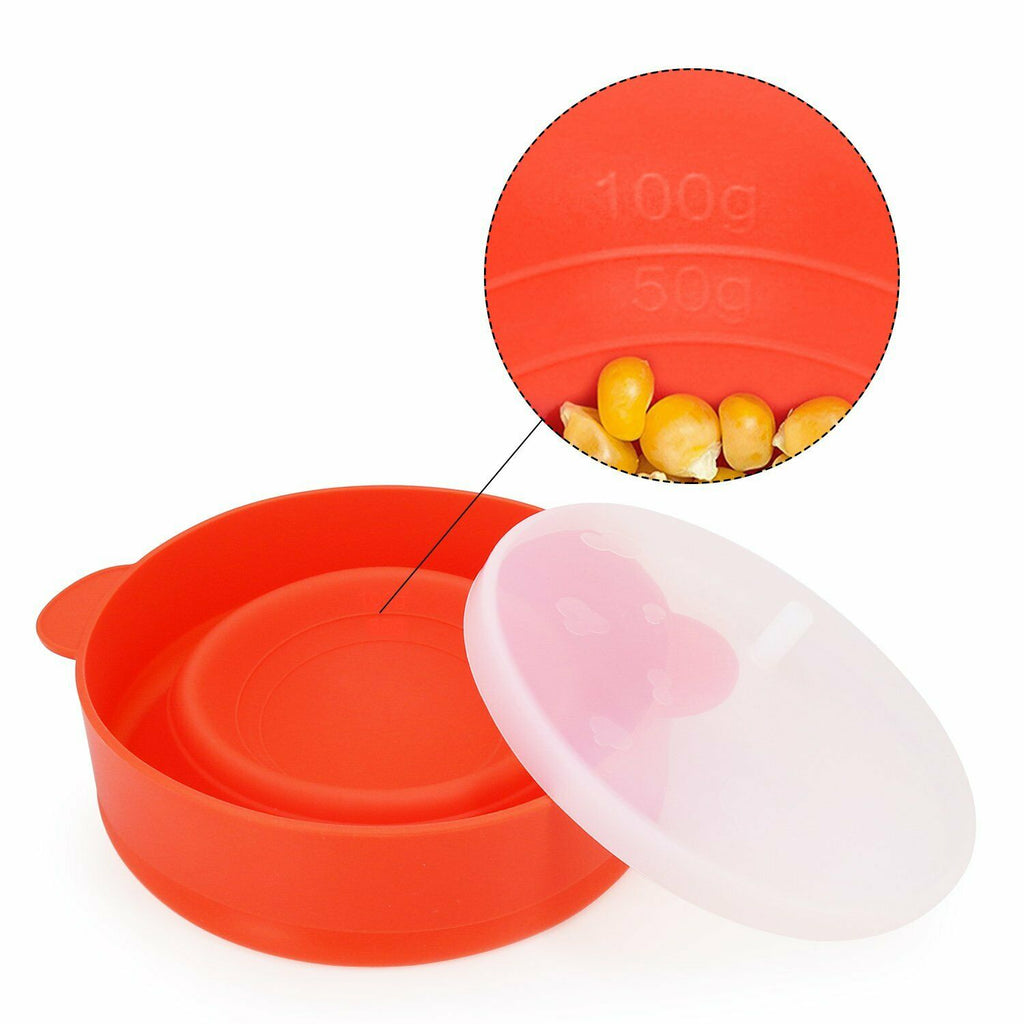 Microwave Silicone, Collapsible Popcorn Popper Maker