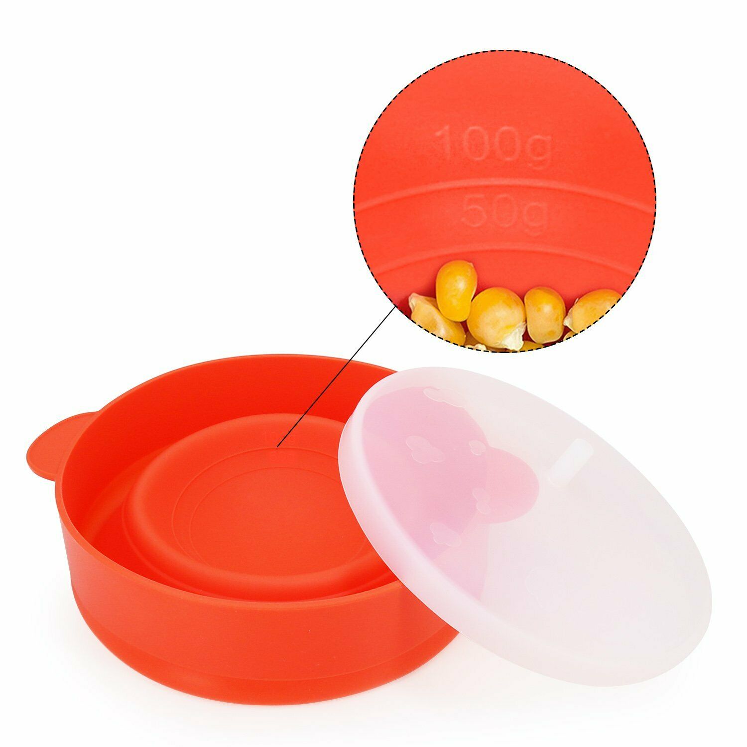 Microwave Silicone, Collapsible Popcorn Popper Maker