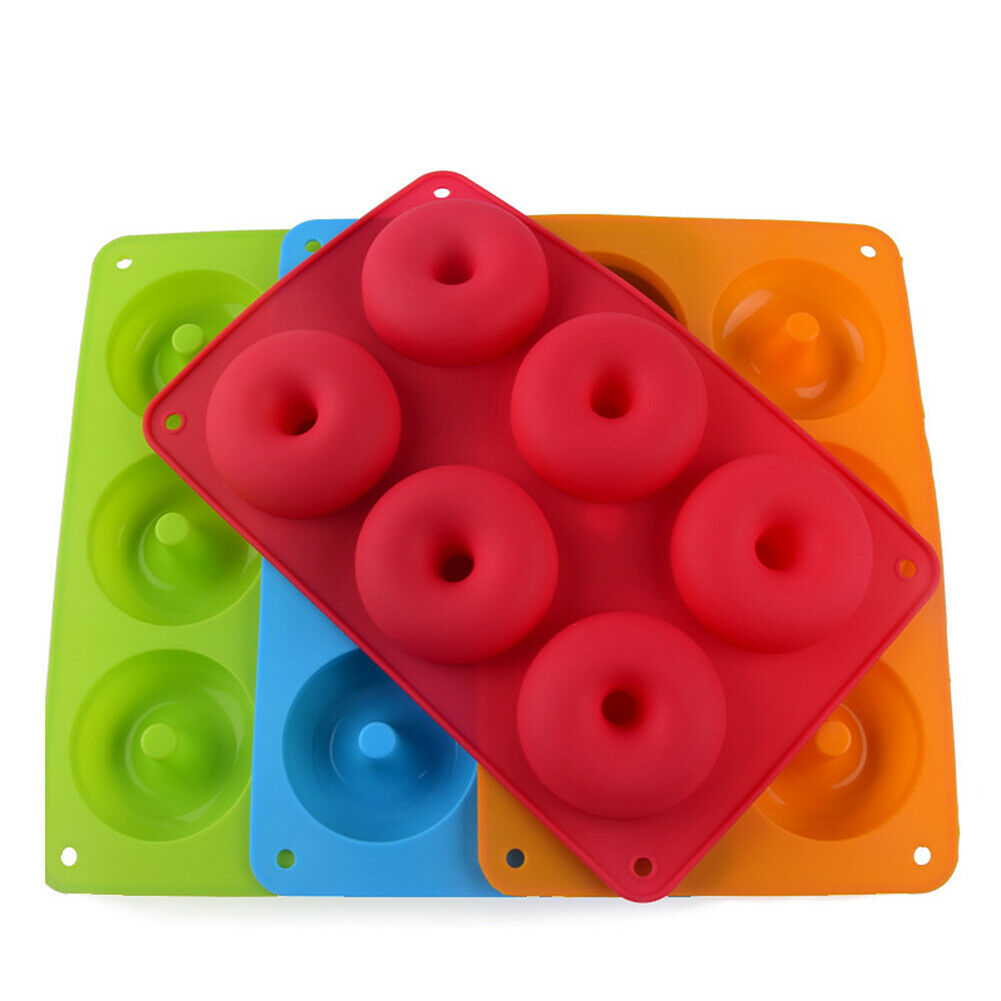 6-Hole Silicone Donut Baking Pan