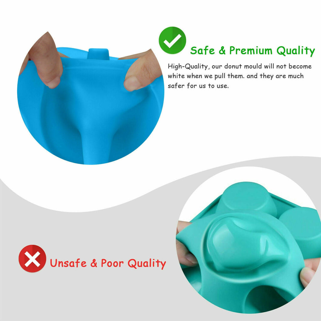 6-Hole Silicone Donut Baking Pan