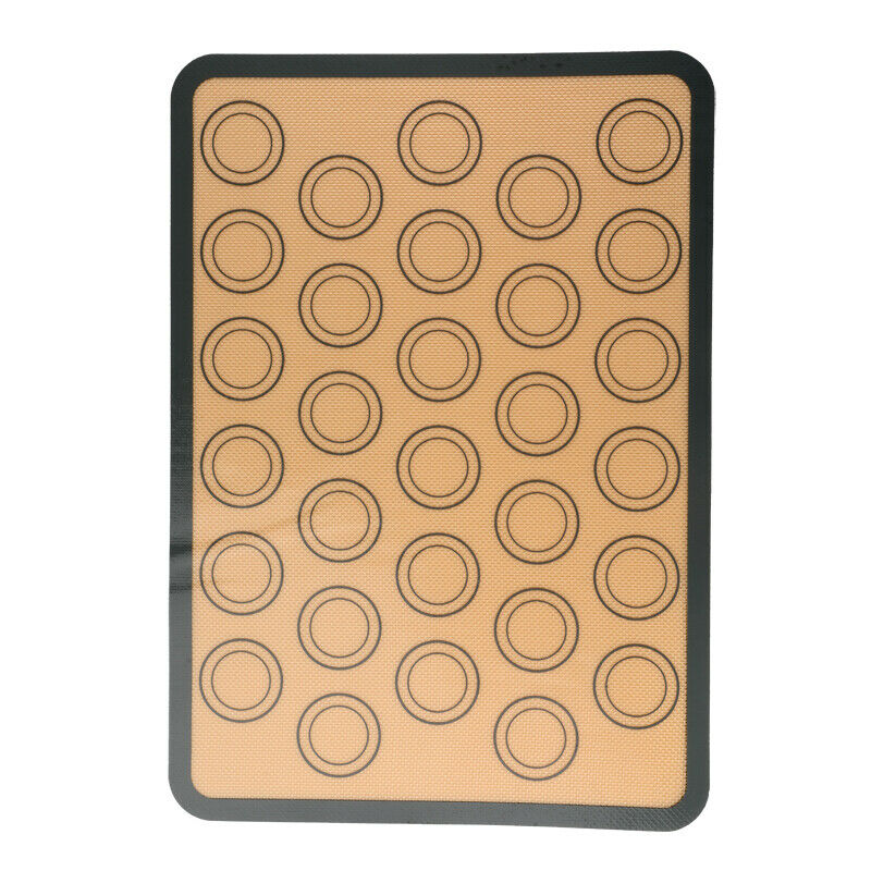 2Pcs 30-Cavity Silicone Pastry, Cake Macaron, Macaroon Oven Baking Mould Mat
