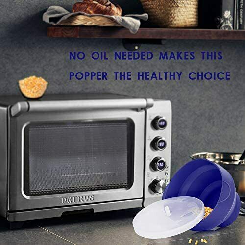 Microwave Silicone, Collapsible Popcorn Popper Maker