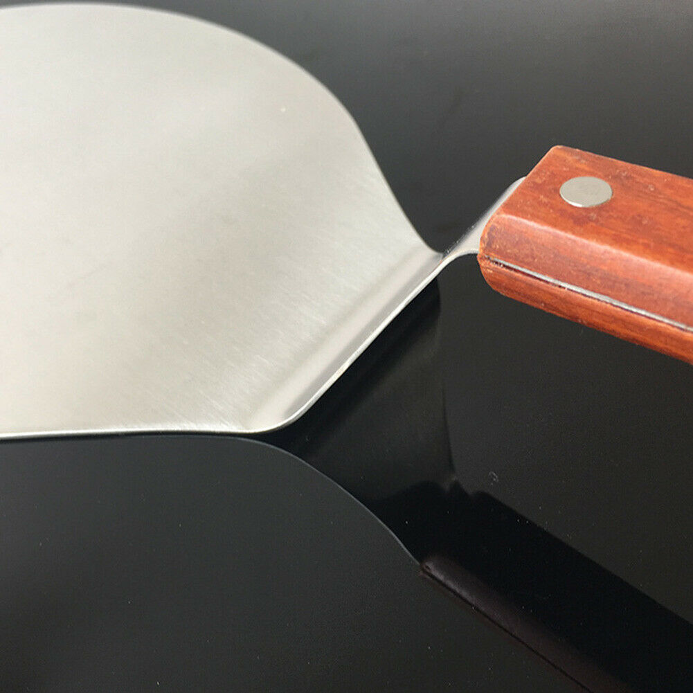 13 Inch Long Wooden Handle Stainless Steel Cake And Pizza Peel