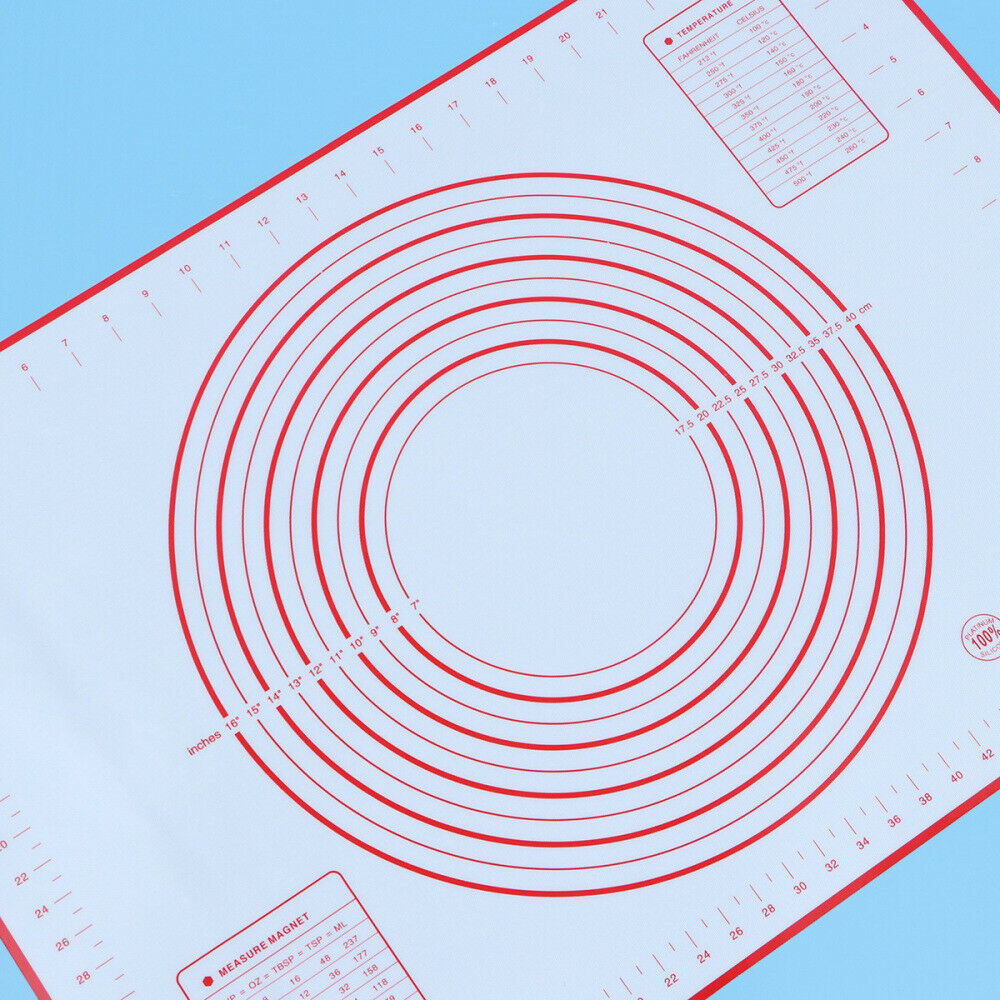 Extra Large 20" x 28" Non Stick Silicone Baking Mat with Measurements