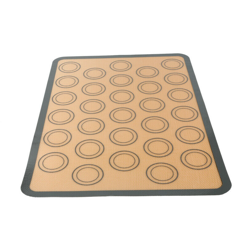 2Pcs 30-Cavity Silicone Pastry, Cake Macaron, Macaroon Oven Baking Mould Mat