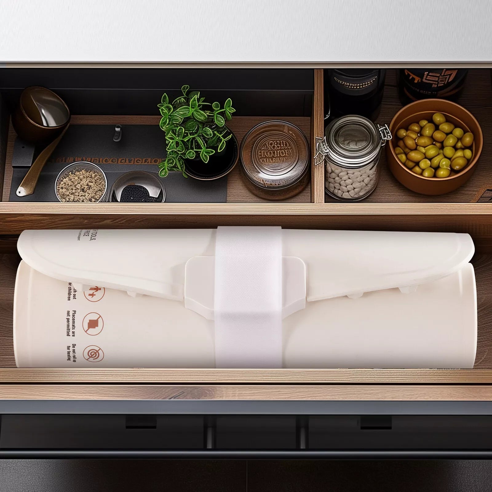 Electric Warming Tray Rollable Buffet Food Warming Mat w/ Temp Control