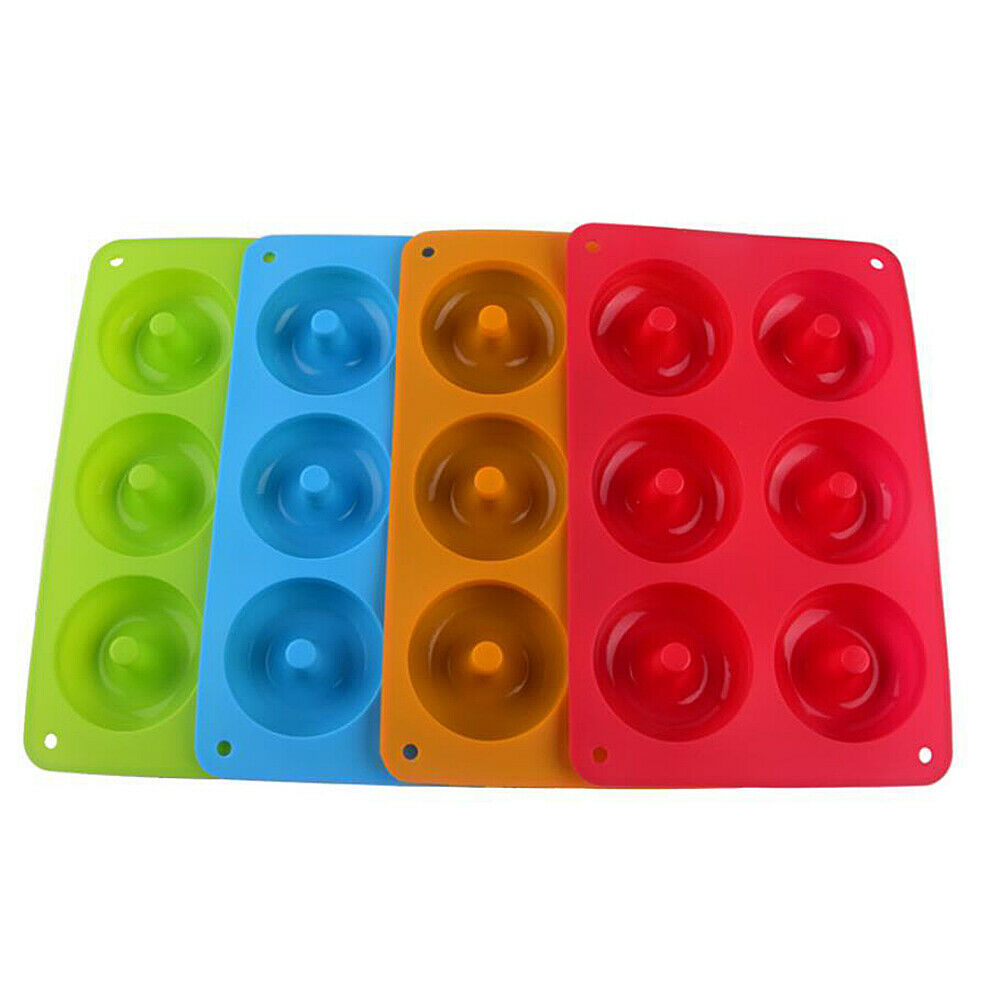 6-Hole Silicone Donut Baking Pan