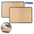 2Pcs 30-Cavity Silicone Pastry, Cake Macaron, Macaroon Oven Baking Mould Mat