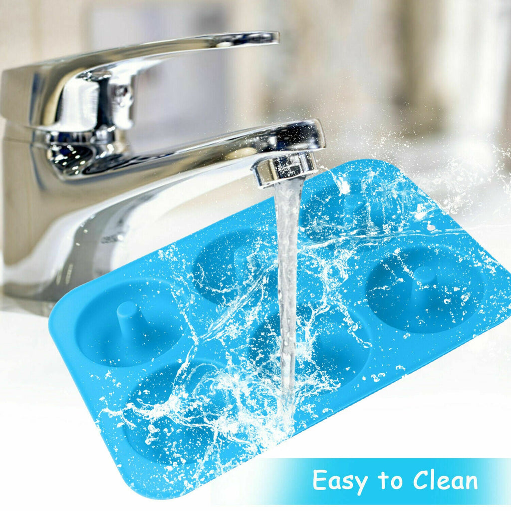 6-Hole Silicone Donut Baking Pan