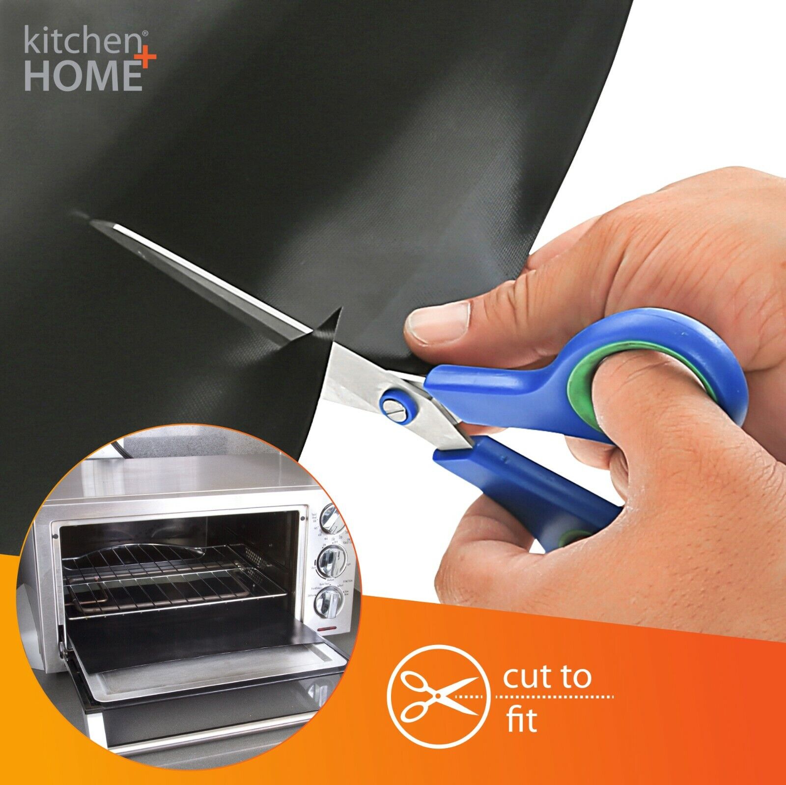 Nonstick Toaster Oven Liner -  Heavy Duty Teflon Reusable BPA Free Baking Mat