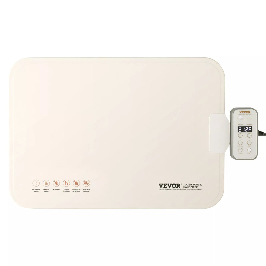 Electric Warming Tray Rollable Buffet Food Warming Mat w/ Temp Control