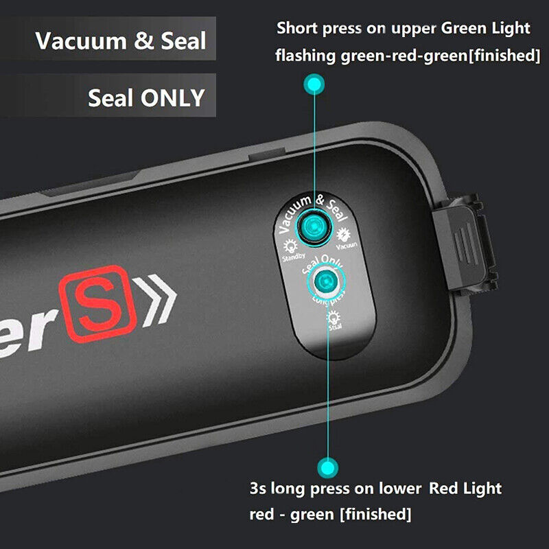 Automatic Vacuum Sealer Machine, Food Preservation With Seal Bags