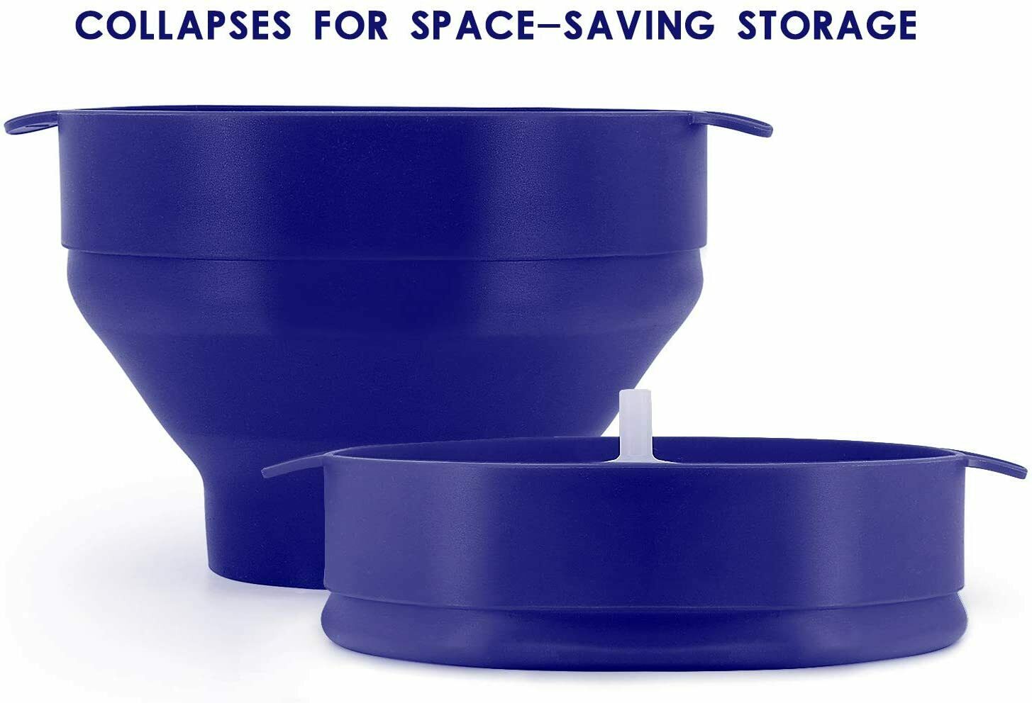 Microwave Silicone, Collapsible Popcorn Popper Maker