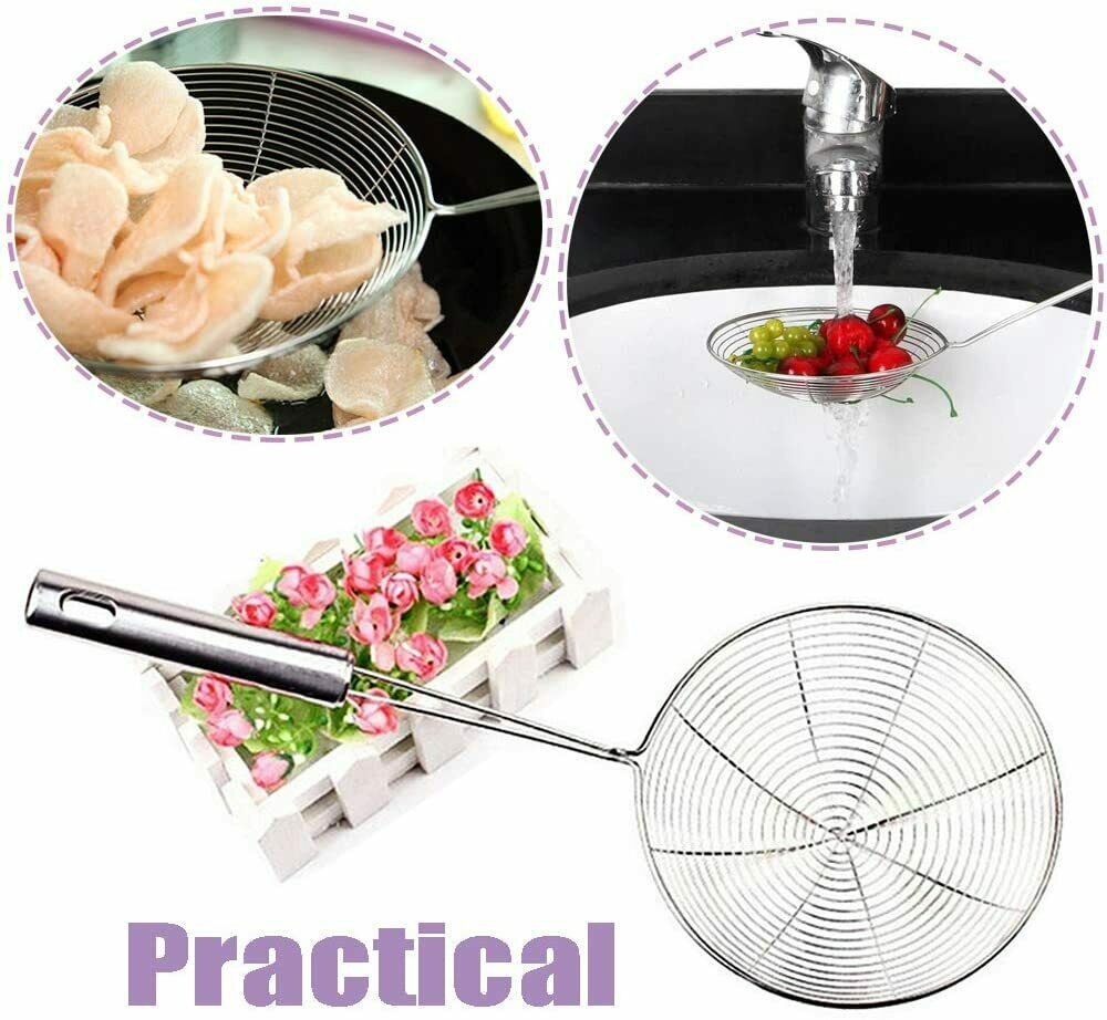 3 Piece Stainless Steel Spider Skimmer