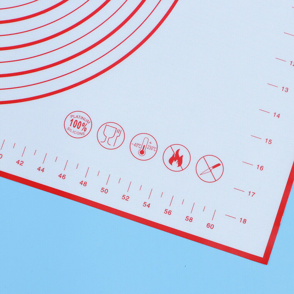 Extra Large 20" x 28" Non Stick Silicone Baking Mat with Measurements