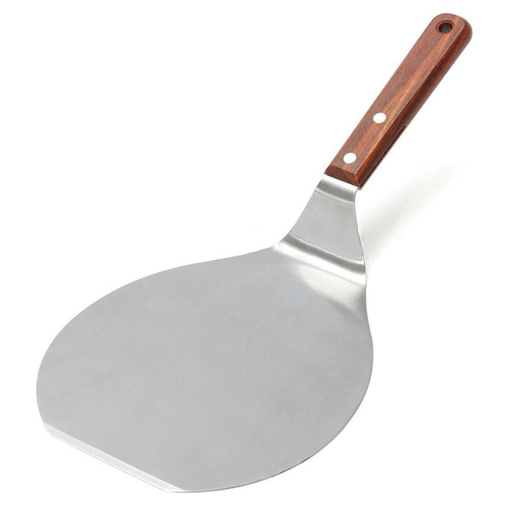 13 Inch Long Wooden Handle Stainless Steel Cake And Pizza Peel
