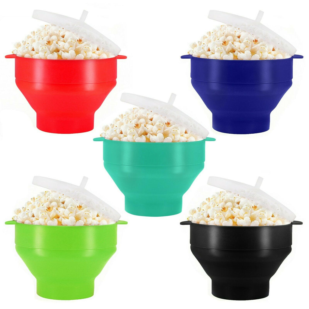 Microwave Silicone, Collapsible Popcorn Popper Maker