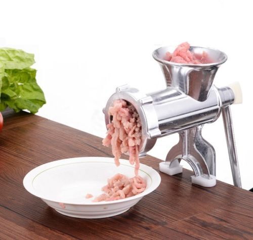Meat Grinder, Mincer, Stuffer, Hand Manual Sausage Filler Machine