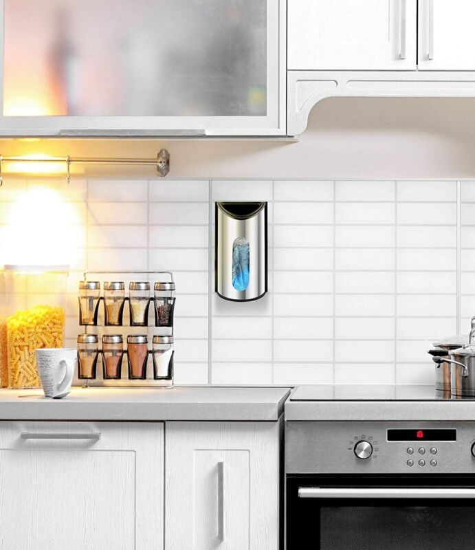 Grocery Plastic Bag Holder And Dispenser For Plastic Bags