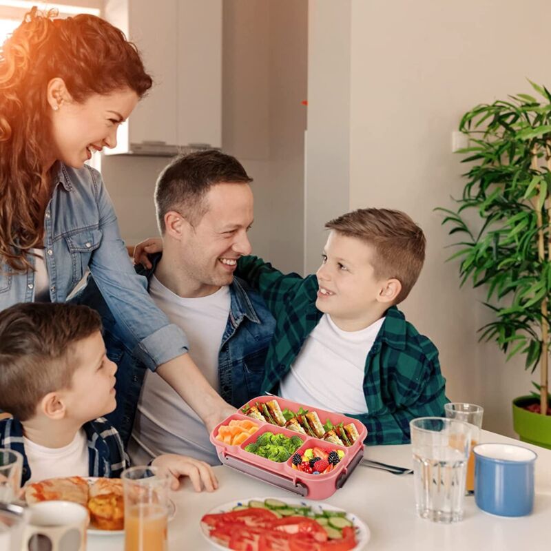 Bento Lunch Box With 4 Compartment For Adults & Kids