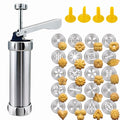 25 Pcs Cookie Press, Biscuit Maker, Cake Making & Decorating Kit