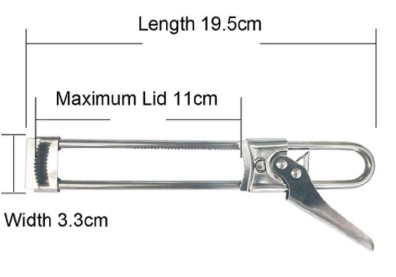 Adjustable Multifunctional Stainless Steel Can Opener