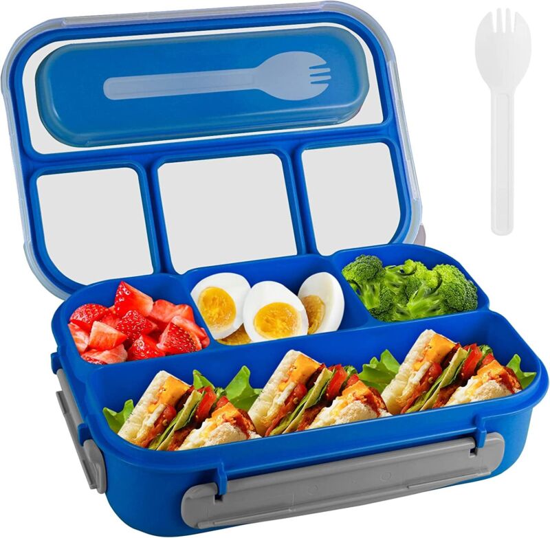 Bento Lunch Box With 4 Compartment For Adults & Kids