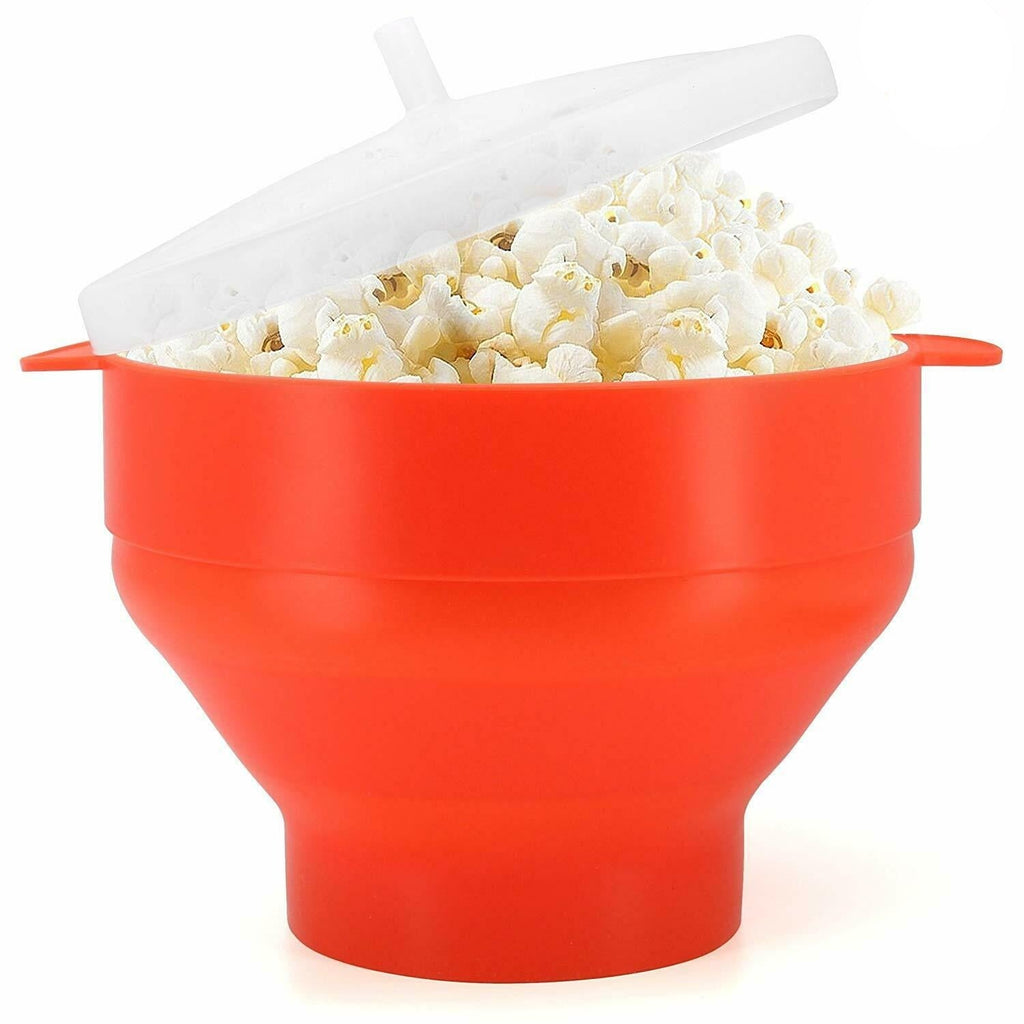 Microwave Silicone, Collapsible Popcorn Popper Maker