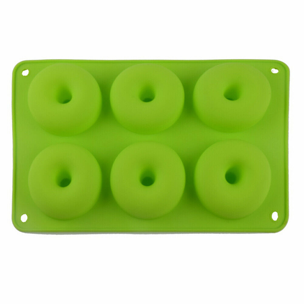 6-Hole Silicone Donut Baking Pan
