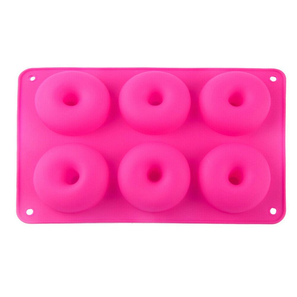 6-Hole Silicone Donut Baking Pan